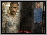 szkic, tatuaż, Skazany na śmierć, Prison Break, Wentworth Miller